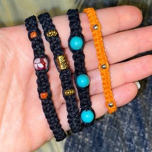 Handmade adjustable bracelets